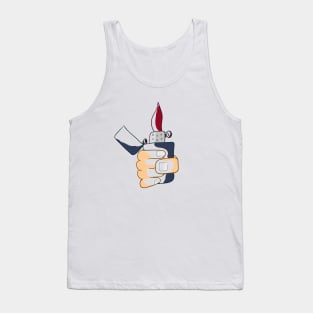 gas lighter classic design Tank Top